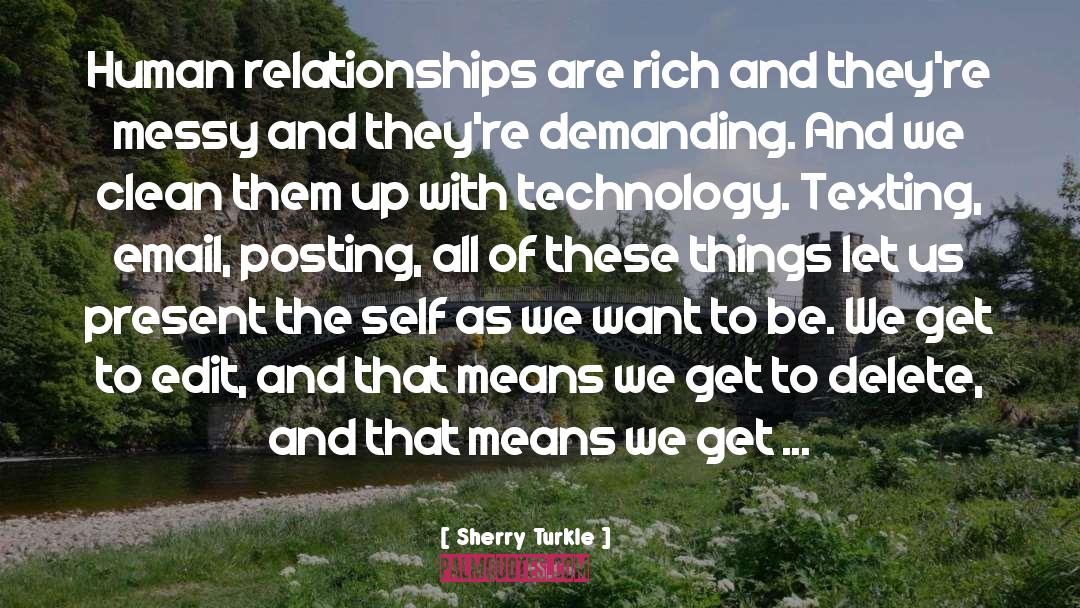 Delete quotes by Sherry Turkle