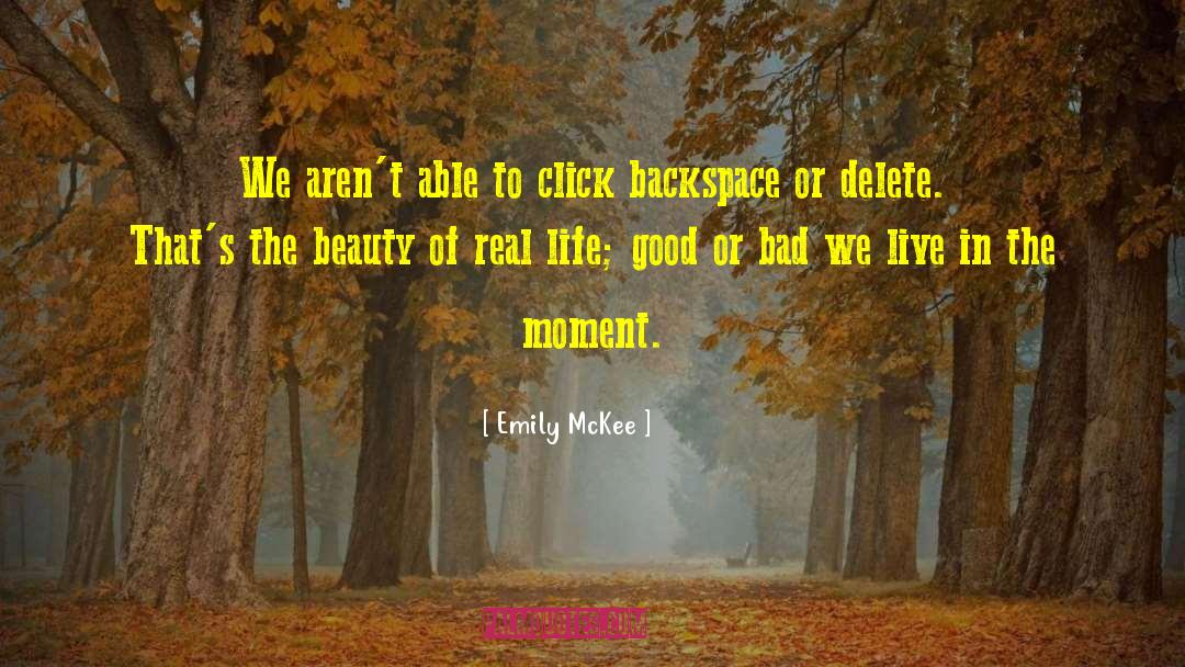 Delete quotes by Emily McKee