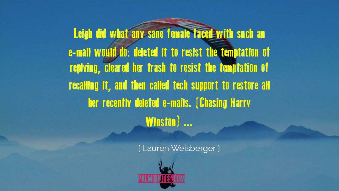 Deleted quotes by Lauren Weisberger