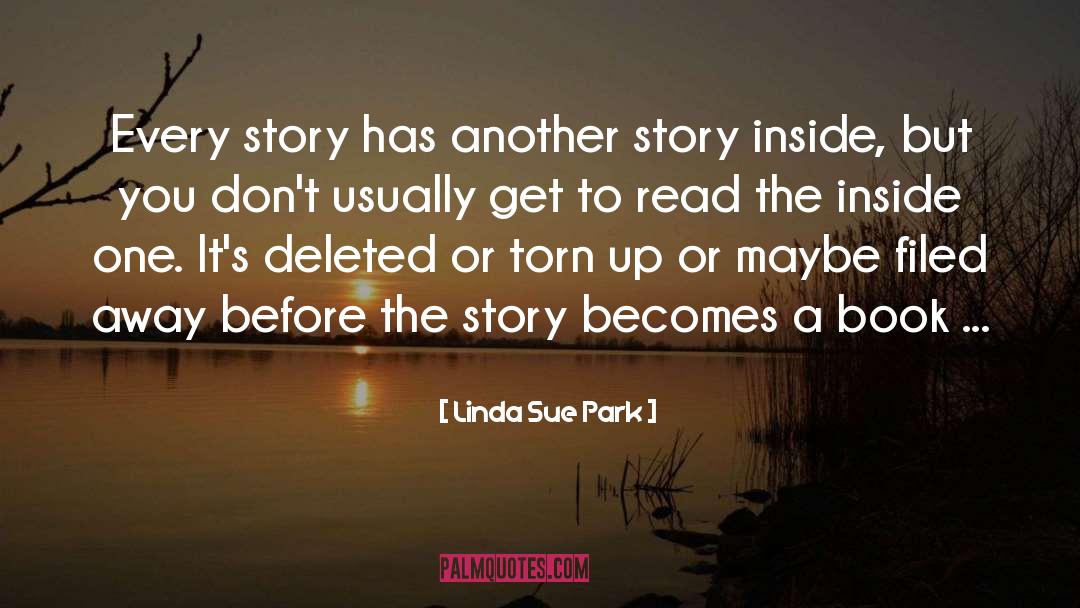 Deleted quotes by Linda Sue Park