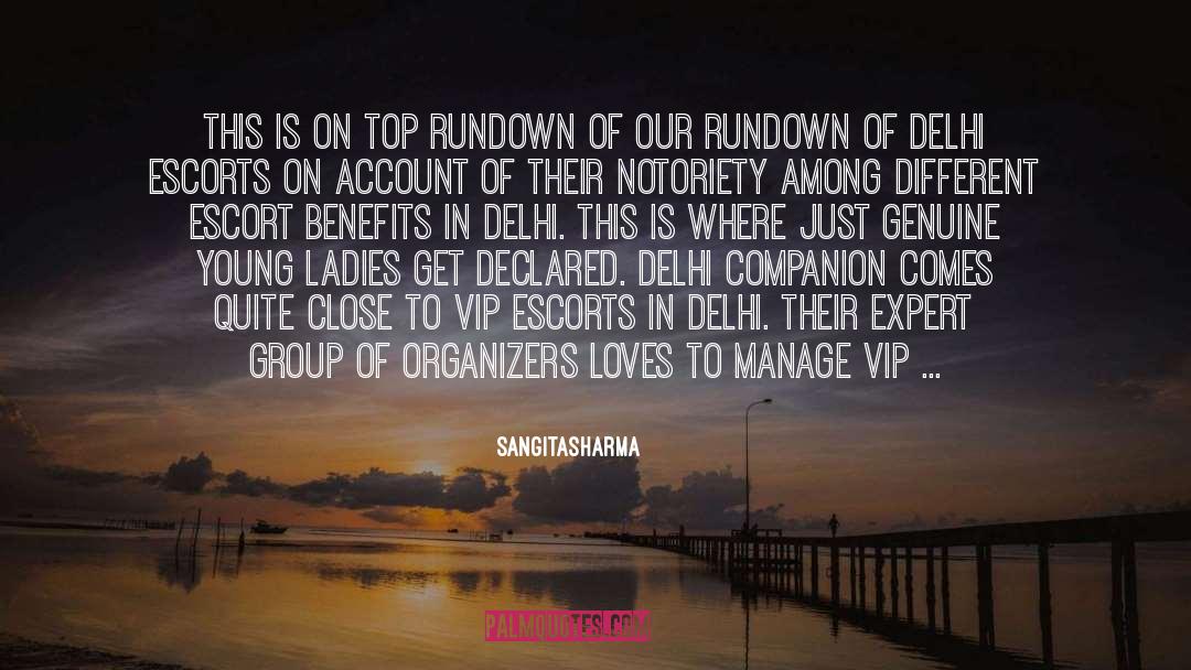 Delhi Escort quotes by Sangitasharma