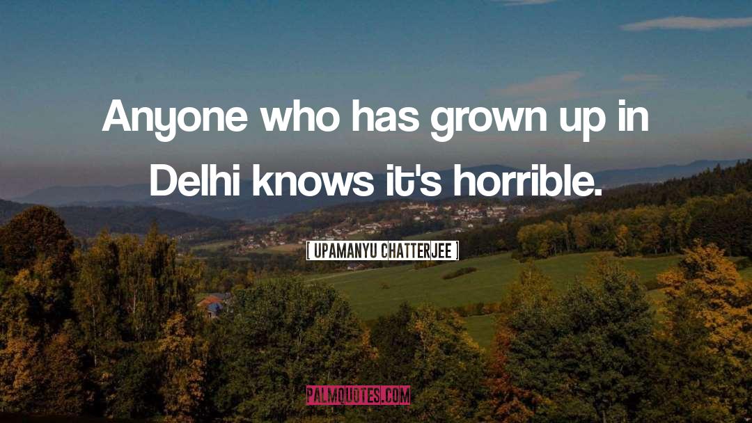 Delhi quotes by Upamanyu Chatterjee