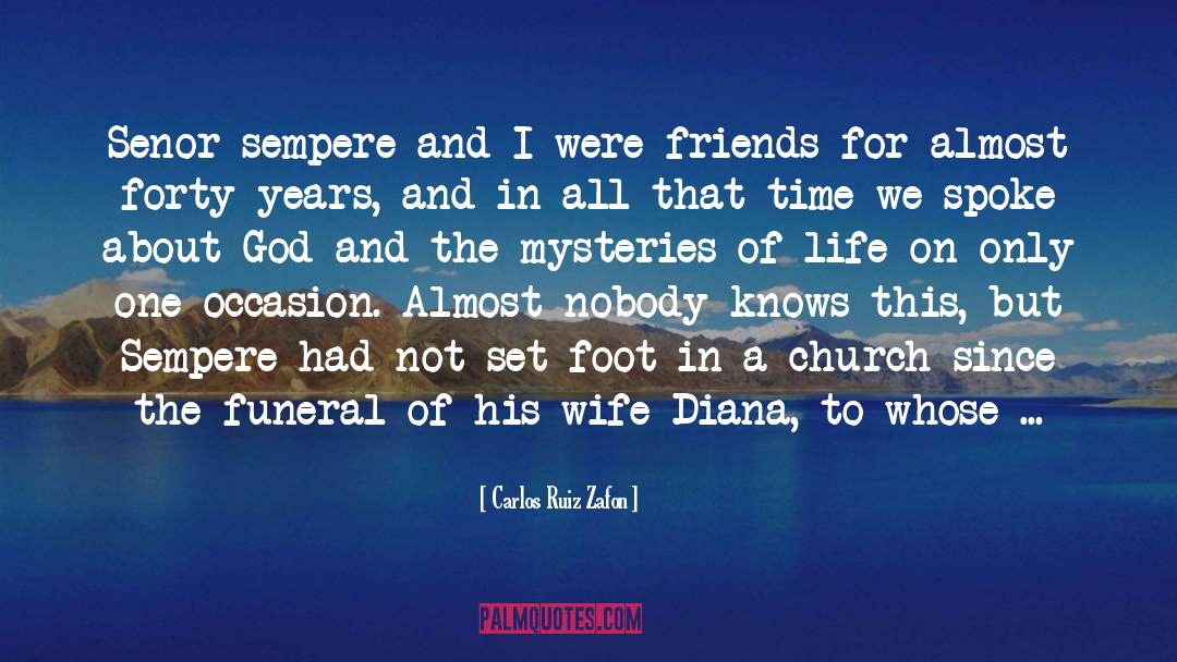 Delhomme Funeral quotes by Carlos Ruiz Zafon