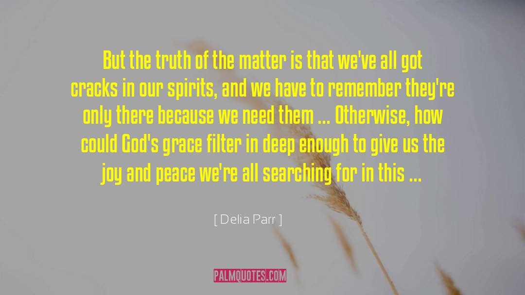 Delia quotes by Delia Parr
