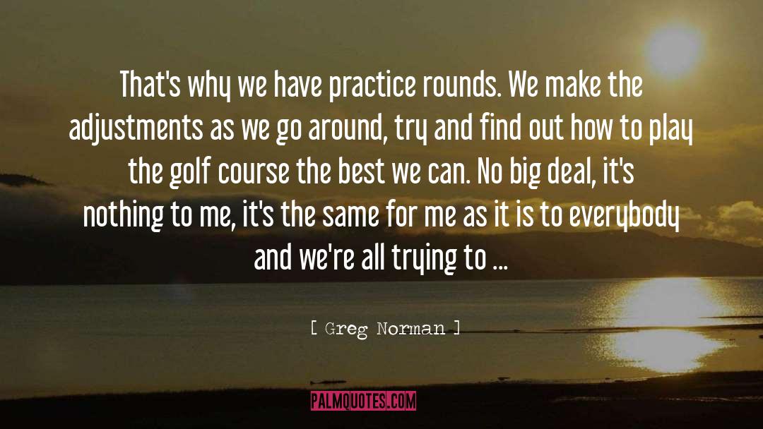 Deliberate Practice quotes by Greg Norman