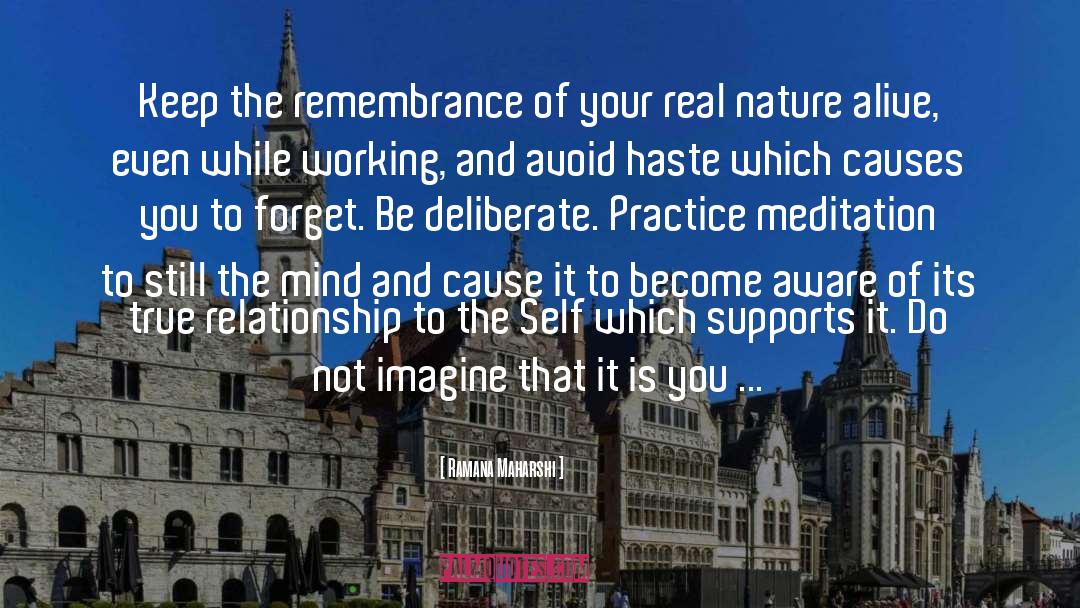Deliberate Practice quotes by Ramana Maharshi