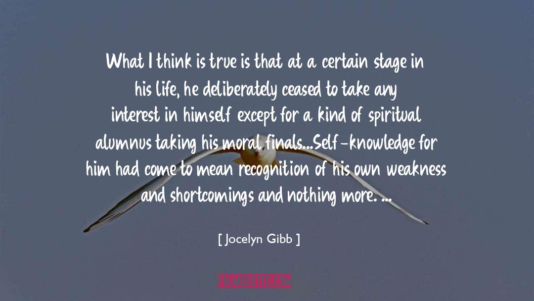 Deliberately quotes by Jocelyn Gibb