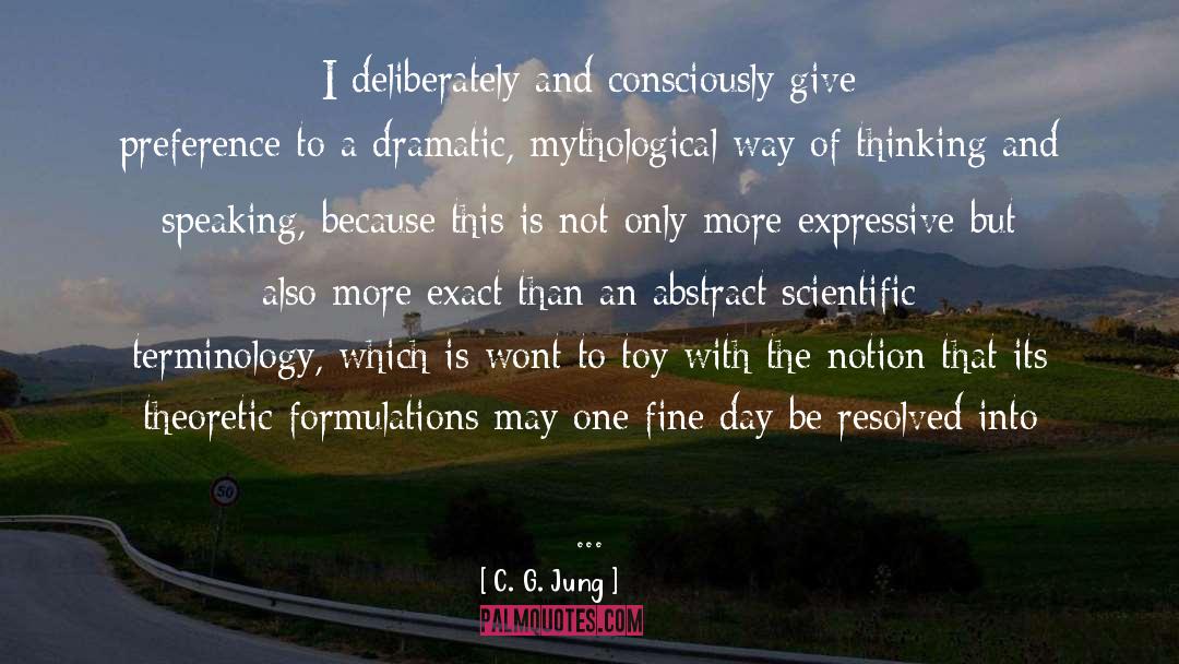 Deliberately quotes by C. G. Jung