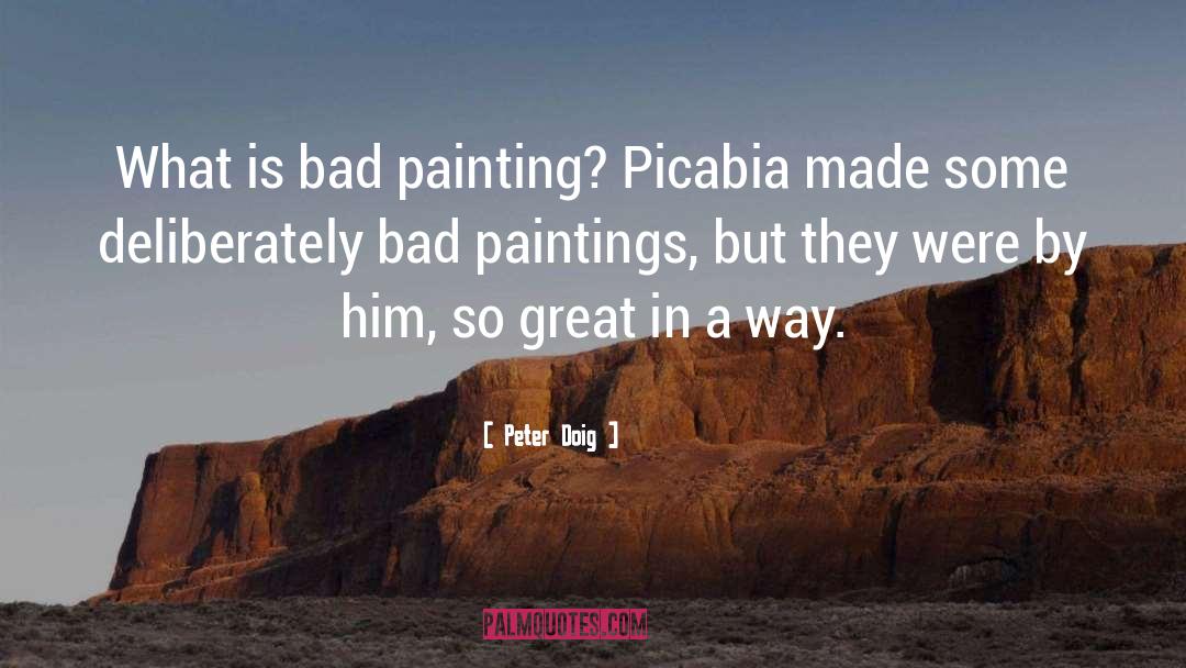 Deliberately quotes by Peter Doig