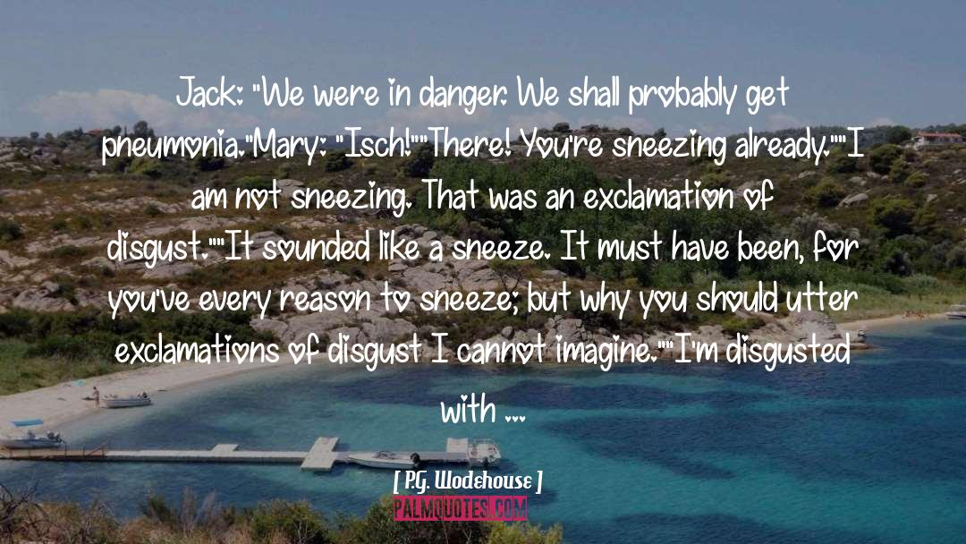 Deliberately quotes by P.G. Wodehouse
