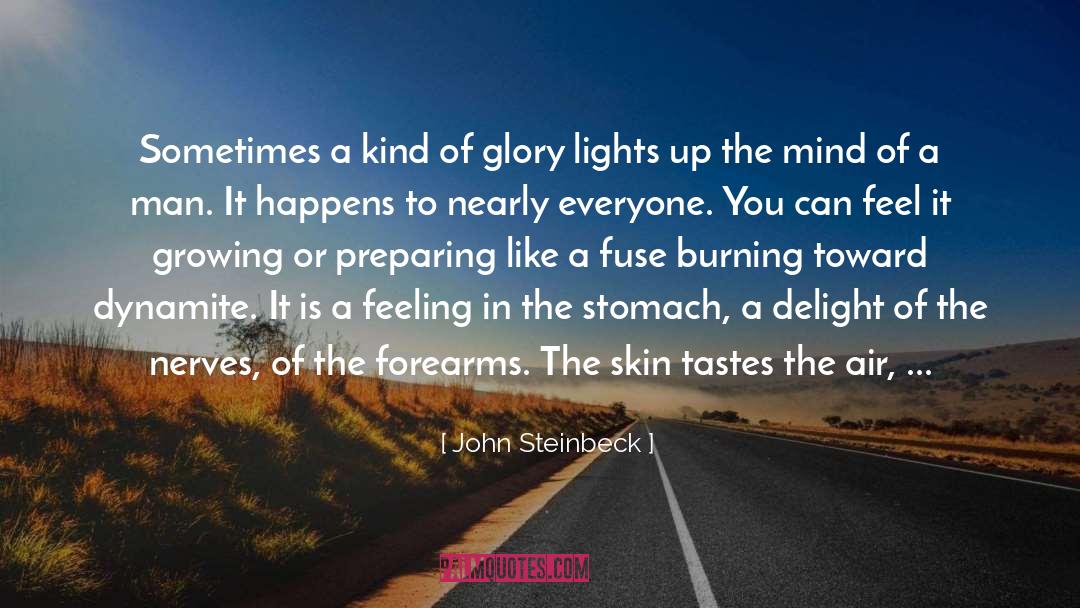 Delight quotes by John Steinbeck