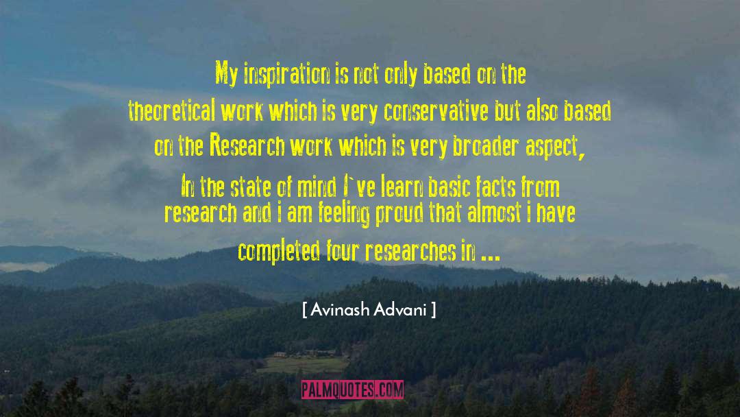 Delimiting The Research quotes by Avinash Advani