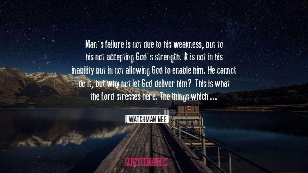 Deliver quotes by Watchman Nee