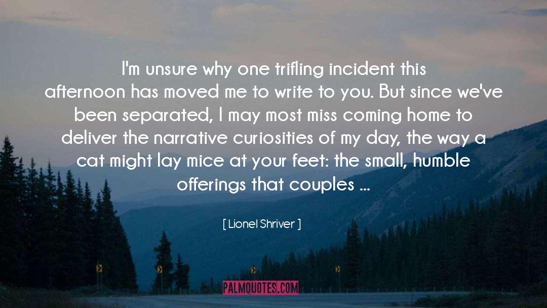 Deliver quotes by Lionel Shriver