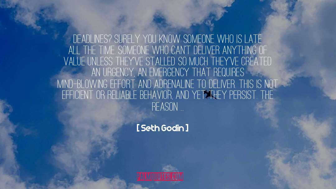 Deliver quotes by Seth Godin