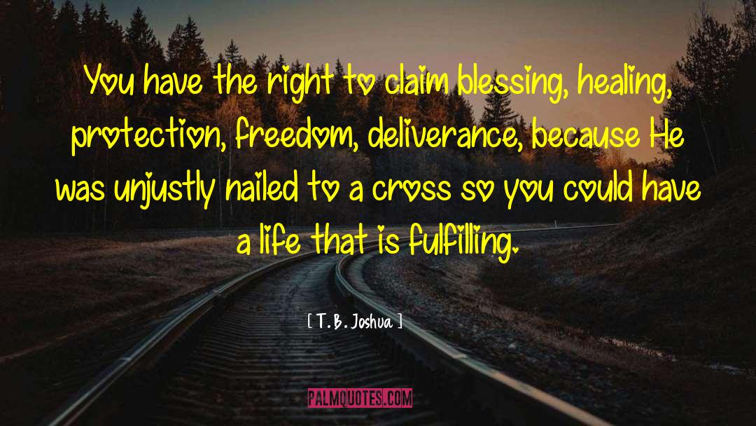 Deliverance quotes by T. B. Joshua