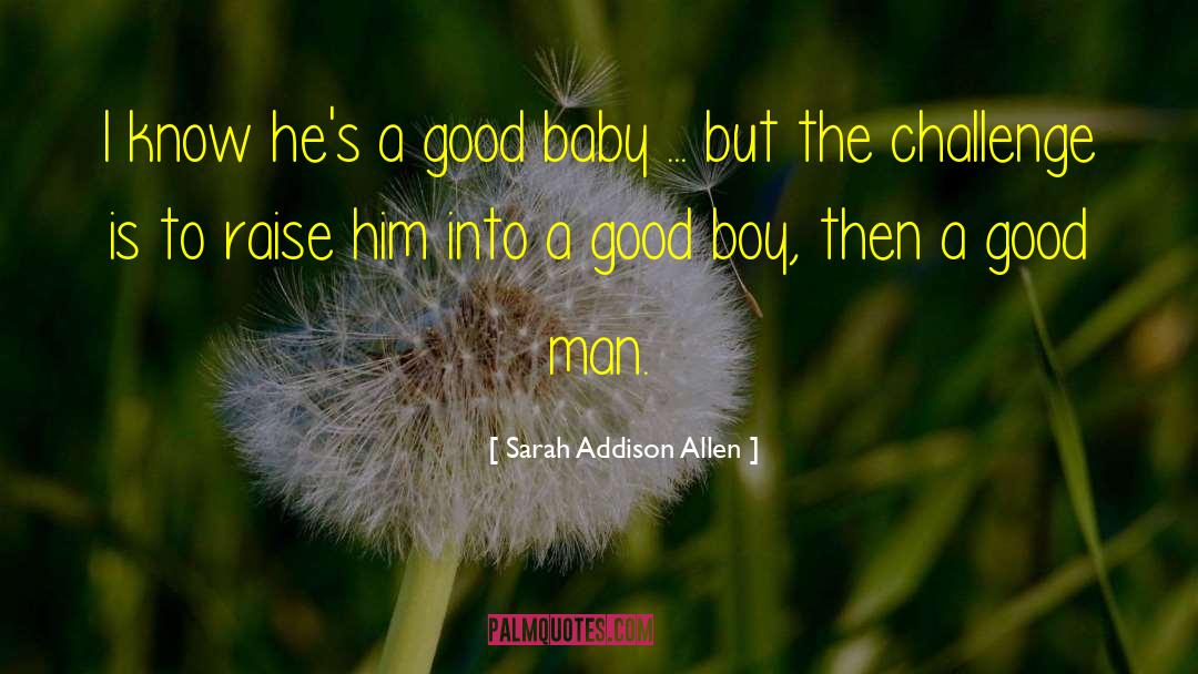 Delivered A Baby Boy quotes by Sarah Addison Allen