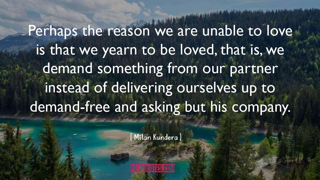 Delivering quotes by Milan Kundera