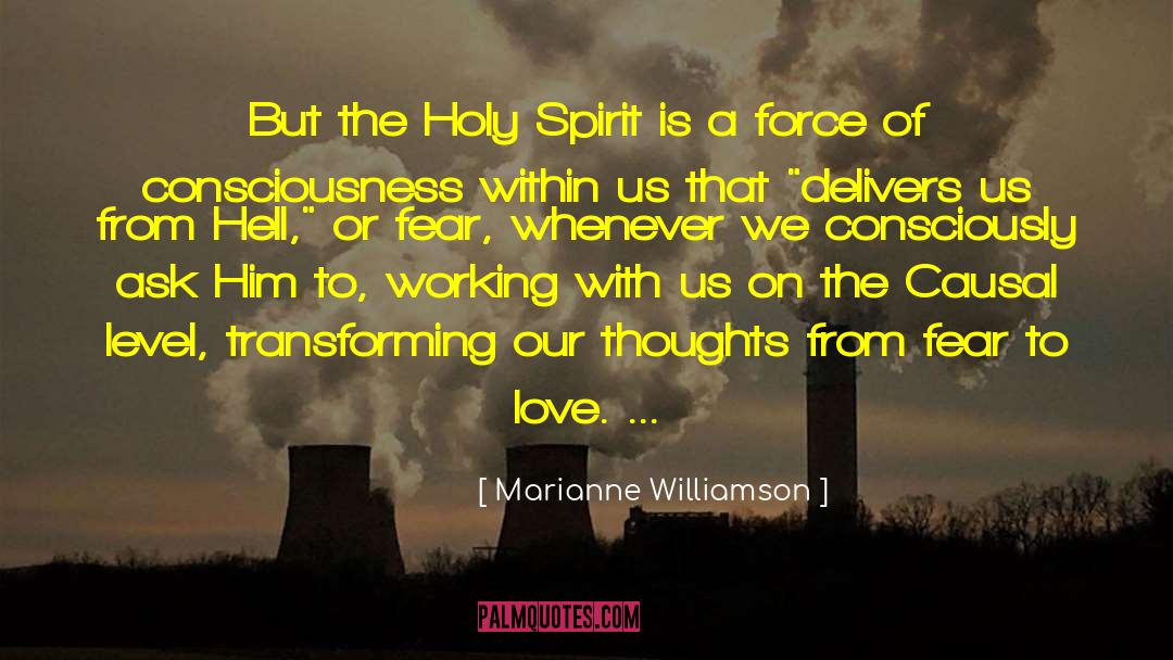 Delivers quotes by Marianne Williamson