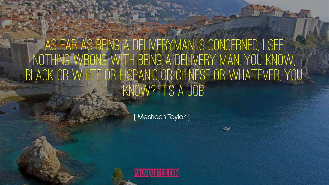 Delivery Man quotes by Meshach Taylor