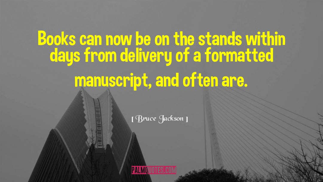Delivery quotes by Bruce Jackson