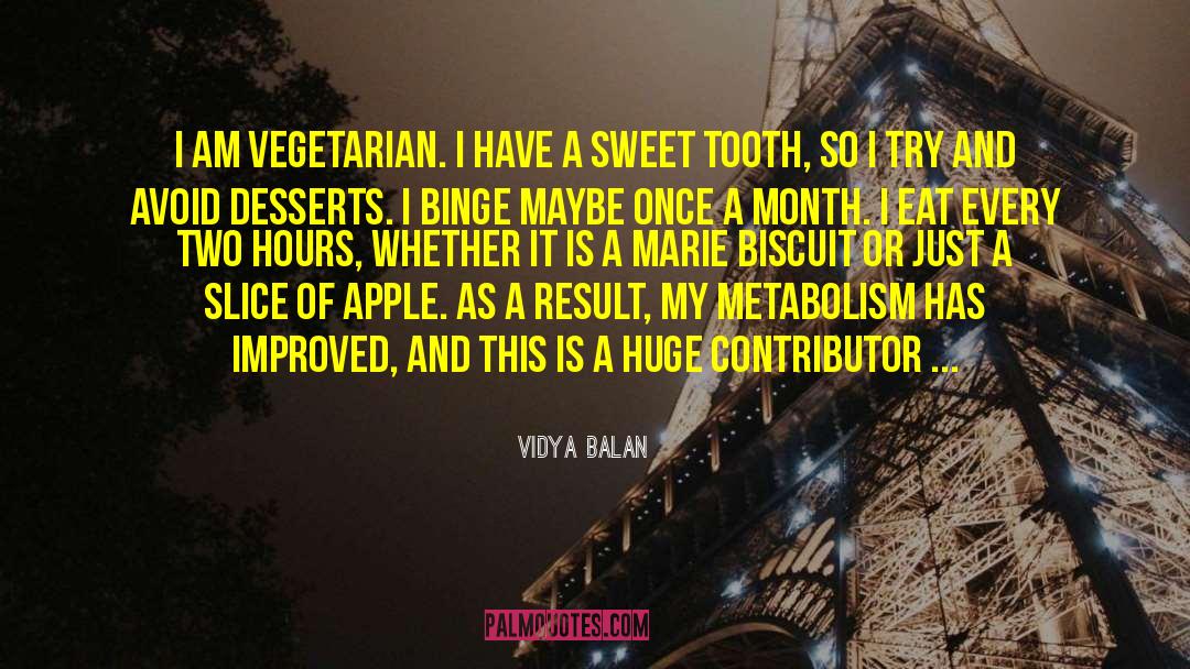 Delizioso Desserts quotes by Vidya Balan