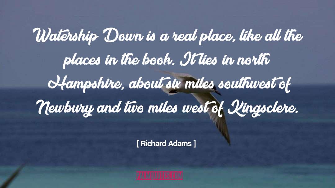 Delongs Hampshire quotes by Richard Adams