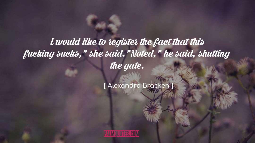 Deluding Gate quotes by Alexandra Bracken