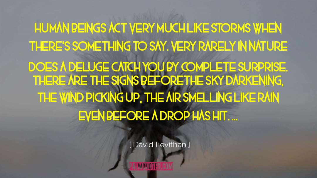 Deluge quotes by David Levithan