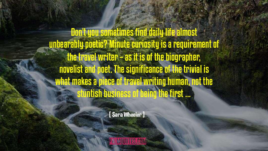 Delusions Of Business Writing quotes by Sara Wheeler