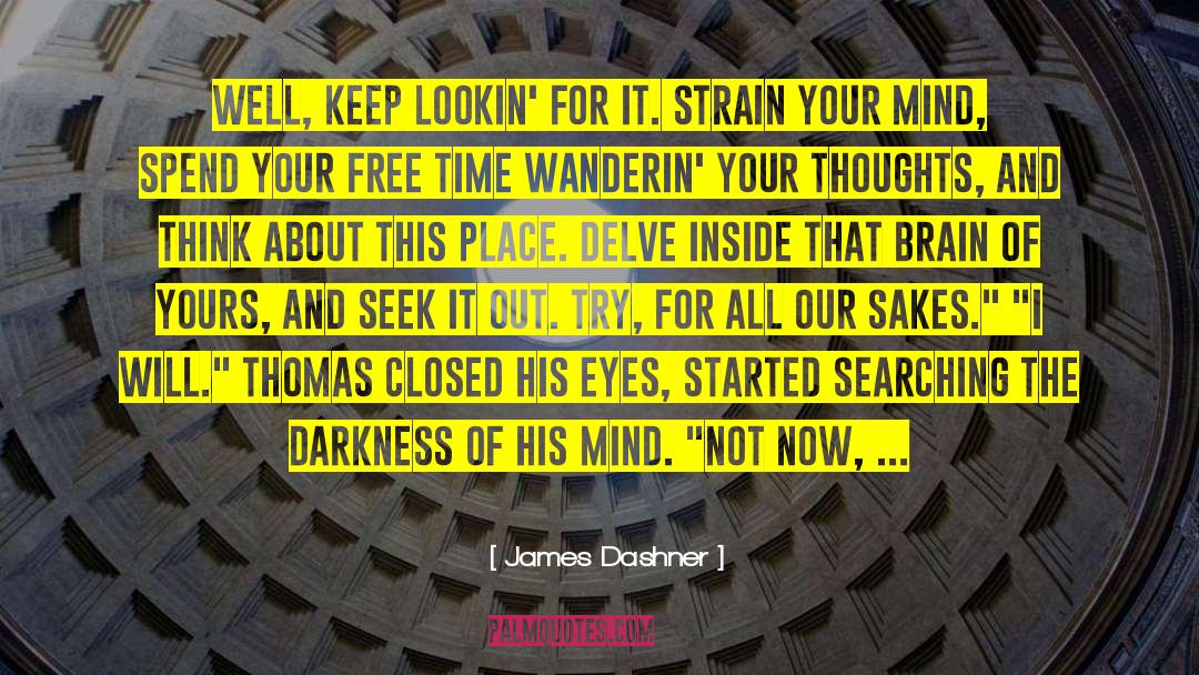 Delve quotes by James Dashner
