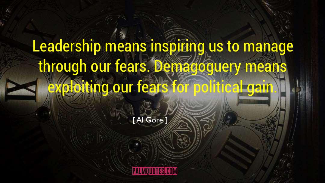 Demagoguery quotes by Al Gore