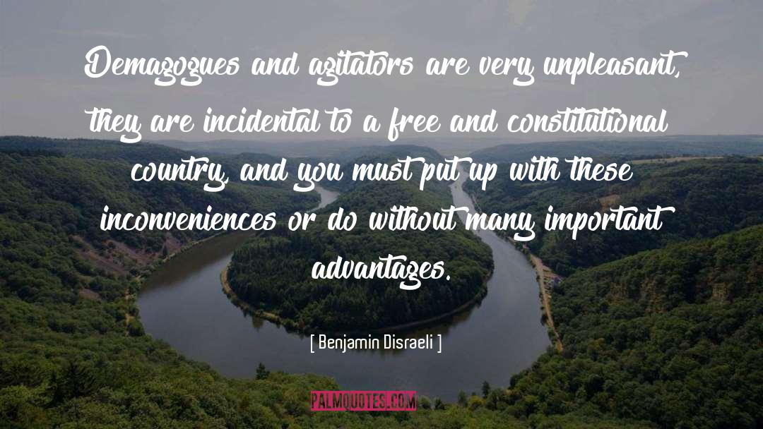 Demagogues quotes by Benjamin Disraeli