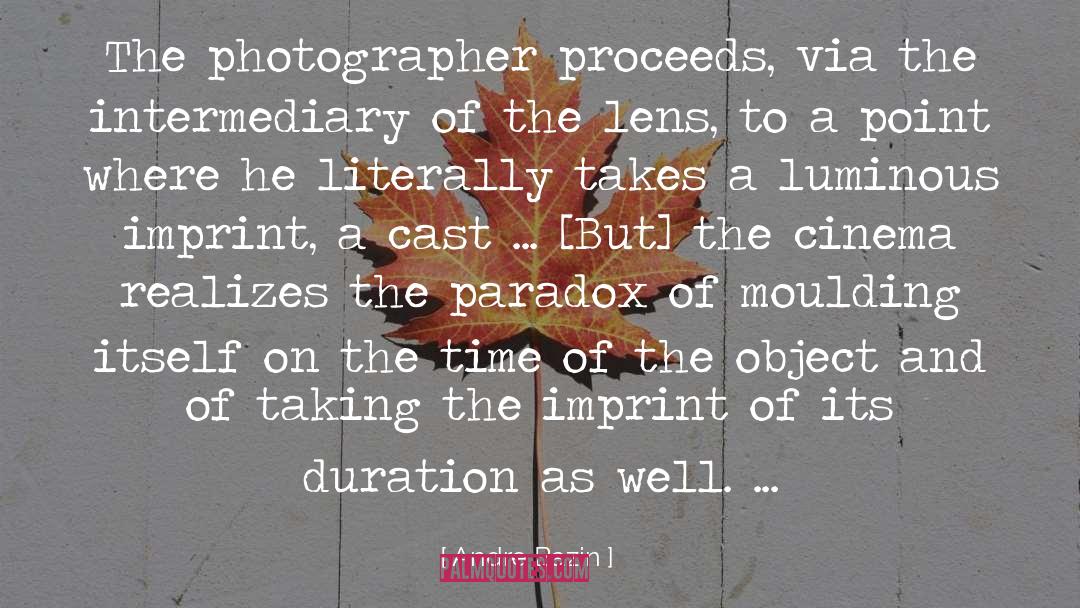 Demarko Photographer quotes by Andre Bazin