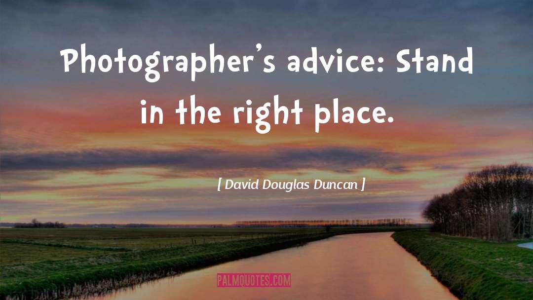 Demarko Photographer quotes by David Douglas Duncan