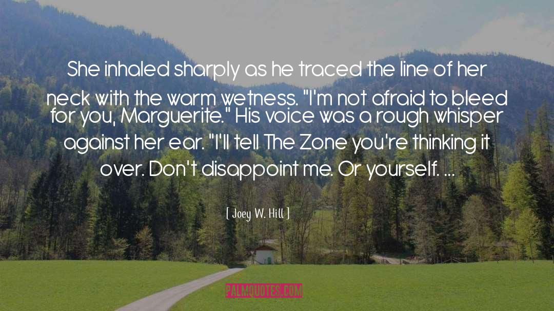 Dematerialized Zone quotes by Joey W. Hill
