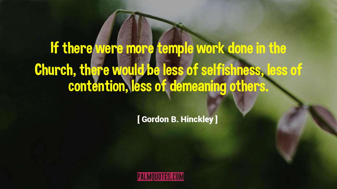 Demeaning quotes by Gordon B. Hinckley