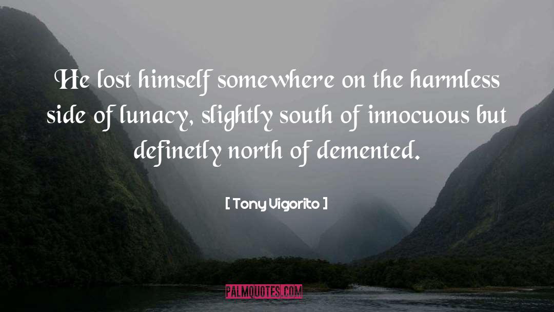 Demented quotes by Tony Vigorito
