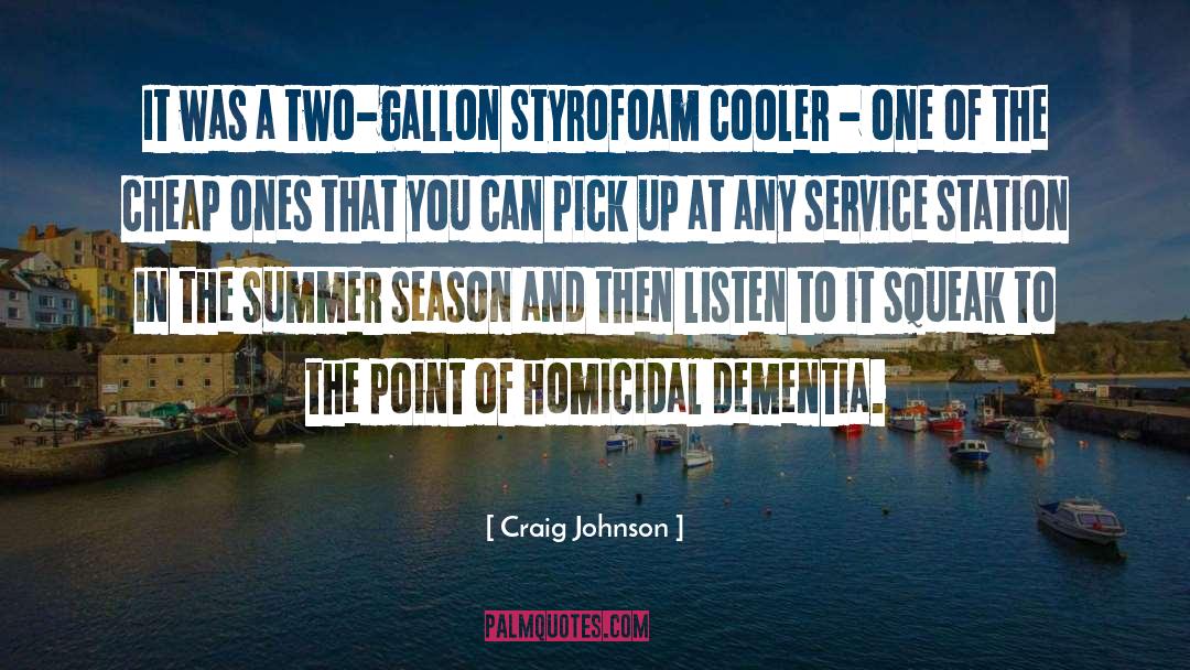 Dementia quotes by Craig Johnson