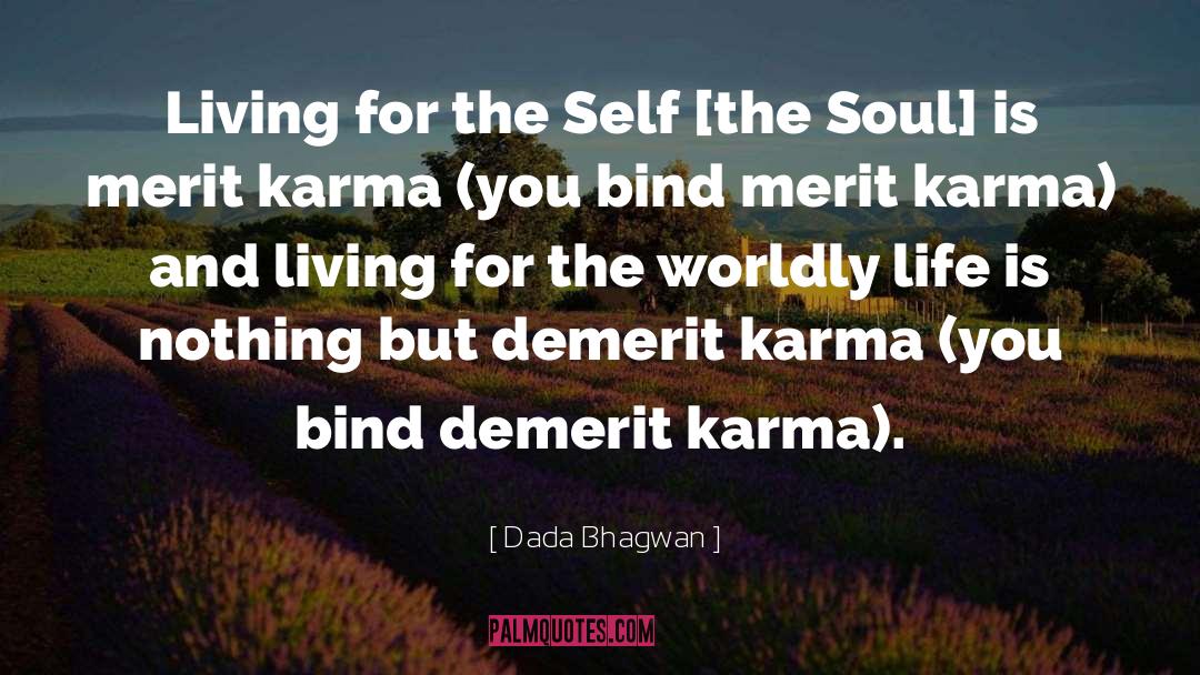 Demerit Karma quotes by Dada Bhagwan