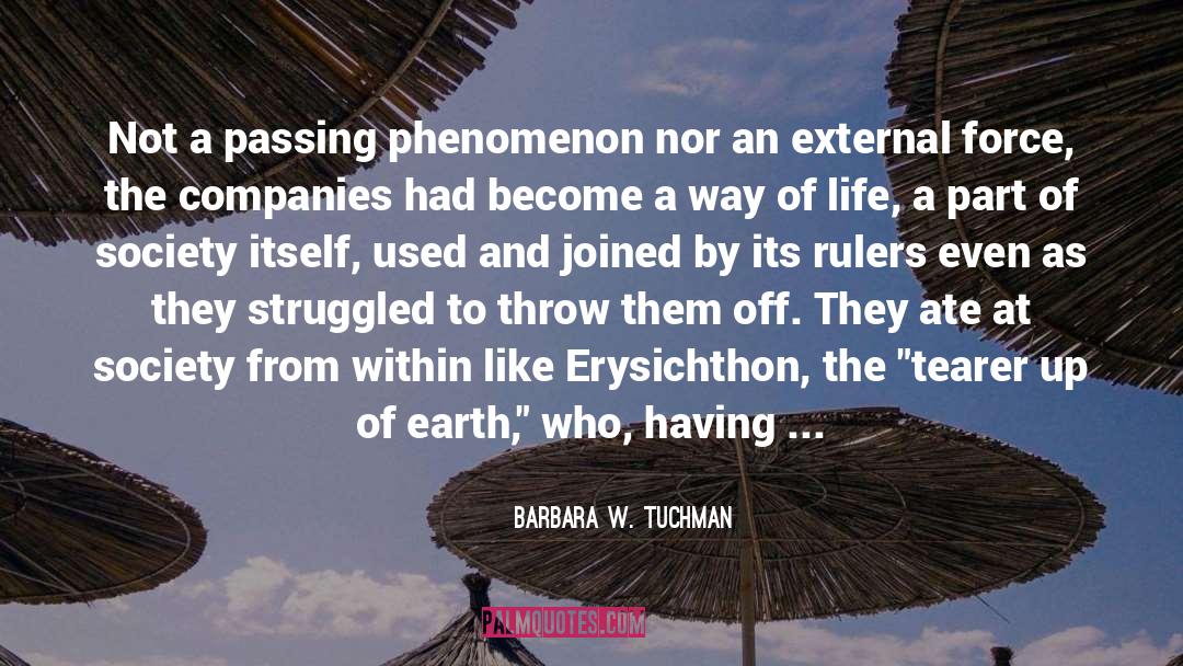 Demeter quotes by Barbara W. Tuchman