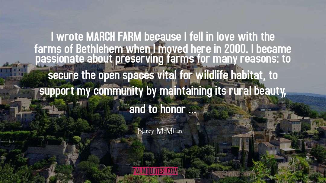 Demeulenaere Farms quotes by Nancy McMillan