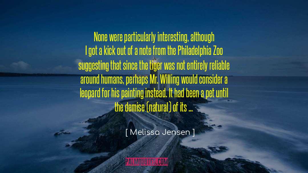Demise quotes by Melissa Jensen