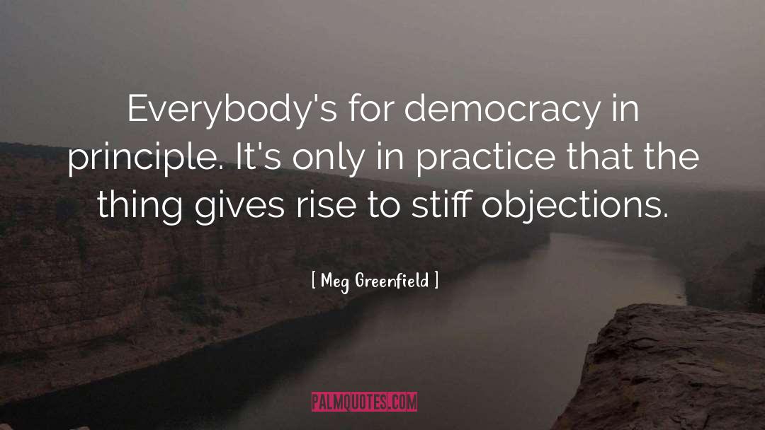 Democracies quotes by Meg Greenfield