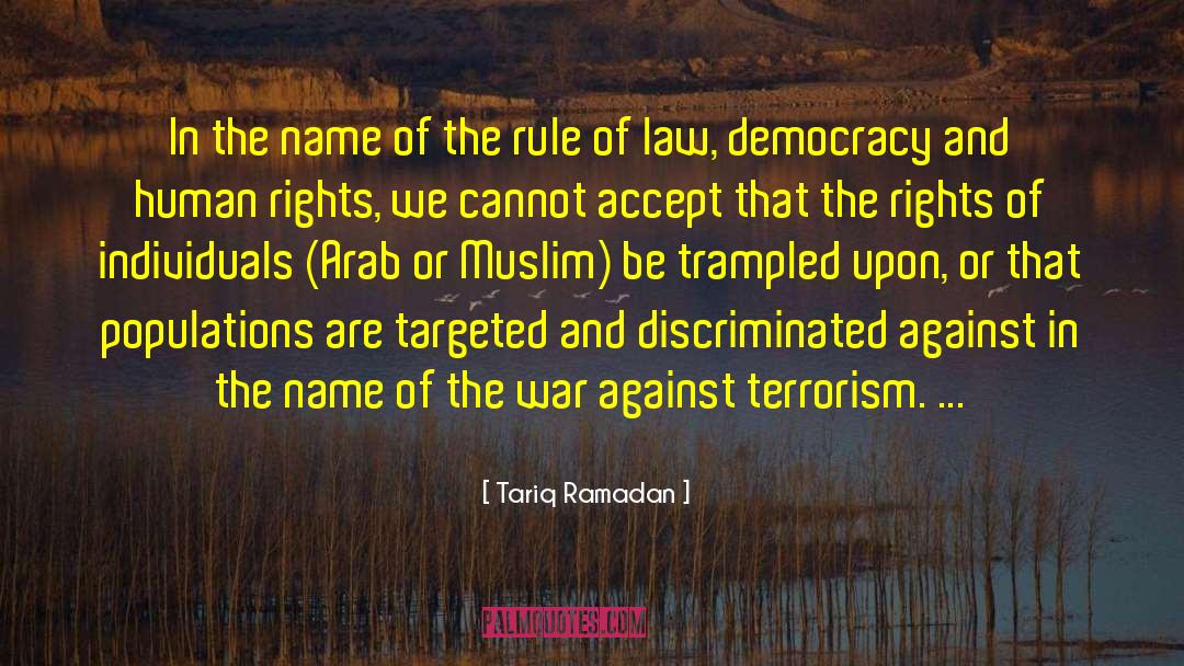 Democracy And Human Rights quotes by Tariq Ramadan
