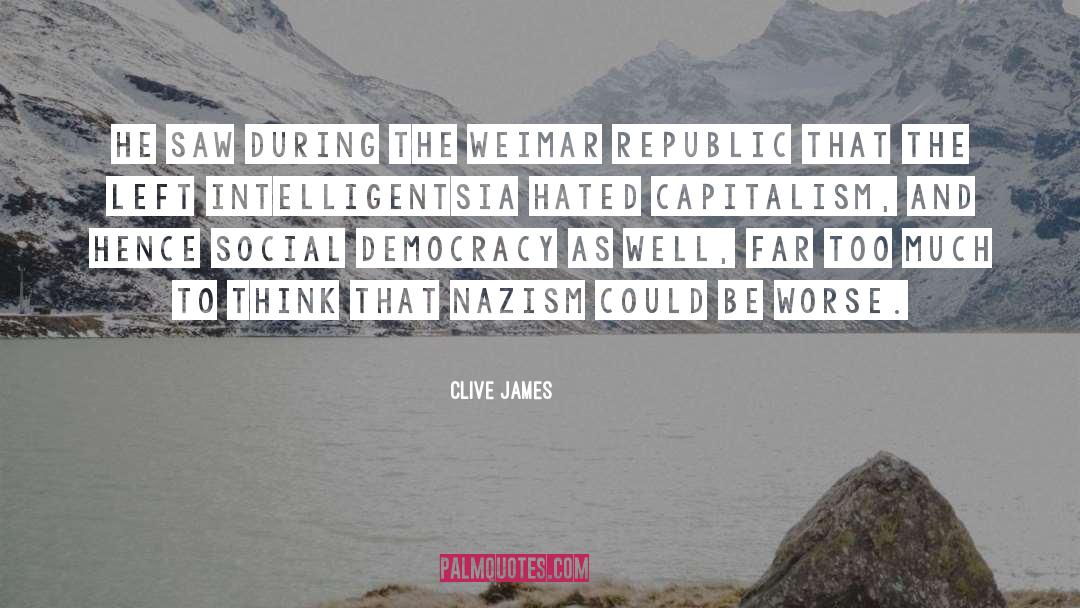 Democracy Definition quotes by Clive James