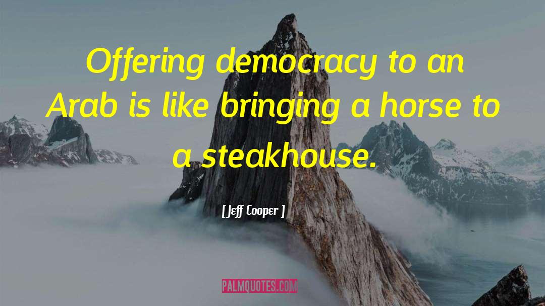 Democracy Definition quotes by Jeff Cooper
