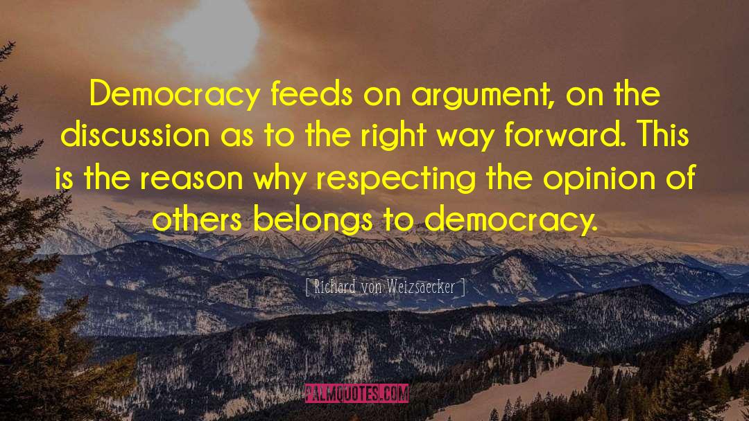 Democracy Freedom quotes by Richard Von Weizsaecker