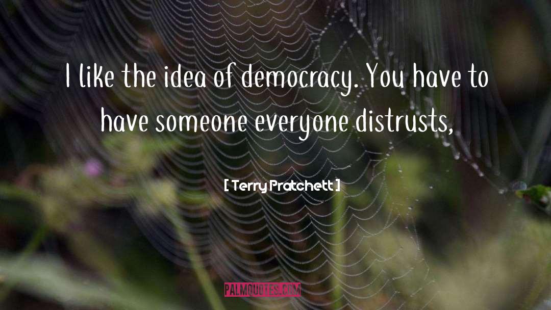 Democracy quotes by Terry Pratchett