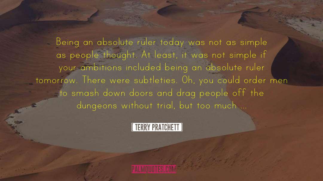 Democracyger quotes by Terry Pratchett